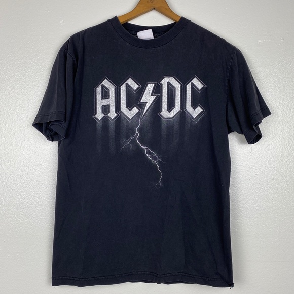 Vintage Tops - VTG AC/DC Graphic Band Tee